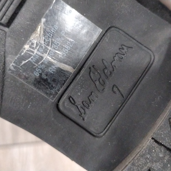 Sam Edelman black suede hiking style boots. Size 7 - Picture 10 of 11